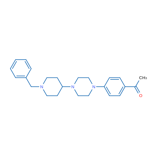 1-(4-(4-(1-Benzylpiperidin-4-yl)piperazin-1-yl)phenyl)ethanone 5g