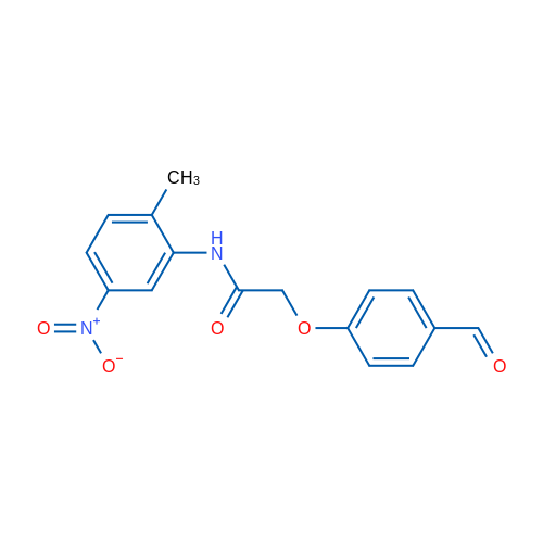 2-(4-Formylphenoxy)-N-(2-methyl-5-nitrophenyl)acetamide 1g