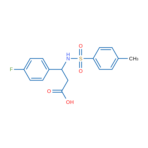 3-(4-Fluorophenyl)-3-(4-methylphenylsulfonamido)propanoic acid 1g