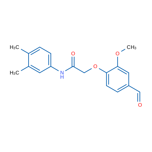 N-(3,4-Dimethylphenyl)-2-(4-formyl-2-methoxyphenoxy)acetamide 1g