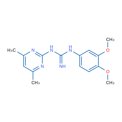 1-(3,4-Dimethoxyphenyl)-3-(4,6-dimethylpyrimidin-2-yl)guanidine 1g