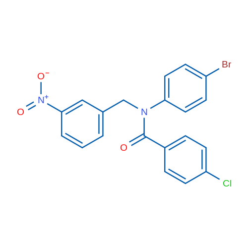 N-(4-Bromophenyl)-4-chloro-N-(3-nitrobenzyl)benzamide 1g