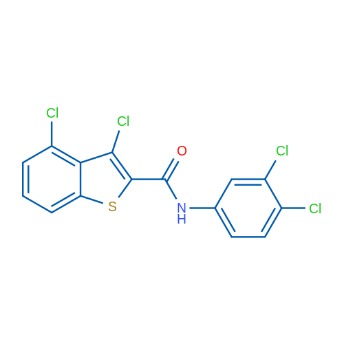 3,4-Dichloro-N-(3,4-dichlorophenyl)benzo[b]thiophene-2-carboxamide 1g