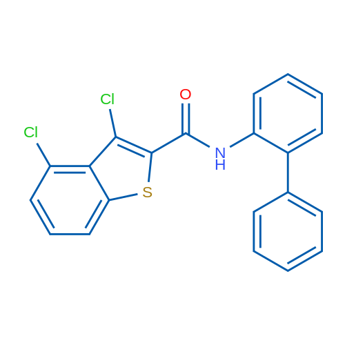 N-([1,1'-Biphenyl]-2-yl)-3,4-dichlorobenzo[b]thiophene-2-carboxamide 1g
