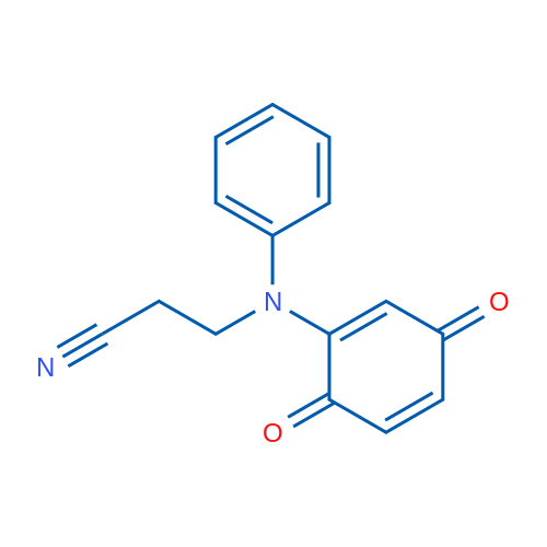 3-((3,6-Dioxocyclohexa-1,4-dien-1-yl)(phenyl)amino)propanenitrile 1g