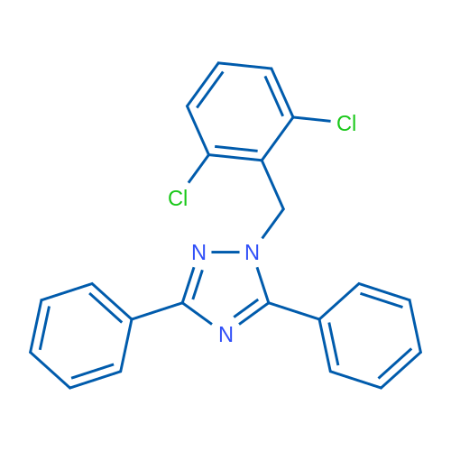 1-(2,6-Dichlorobenzyl)-3,5-diphenyl-1H-1,2,4-triazole 1g