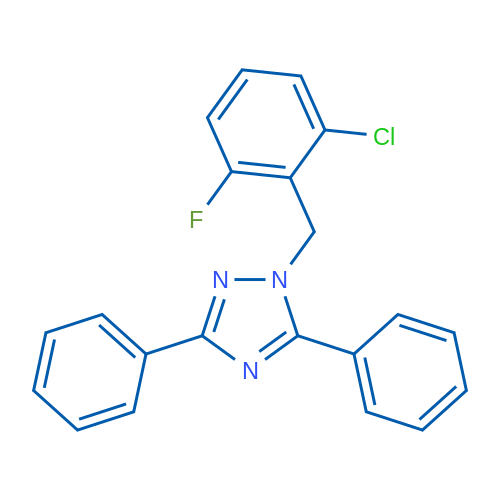 1-(2-Chloro-6-fluorobenzyl)-3,5-diphenyl-1H-1,2,4-triazole 1g