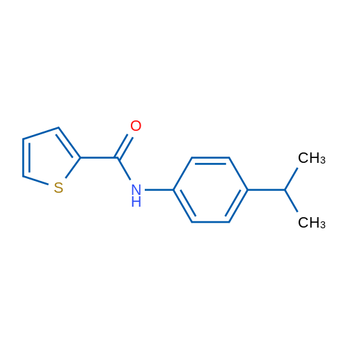 N-(4-Isopropylphenyl)thiophene-2-carboxamide 1g