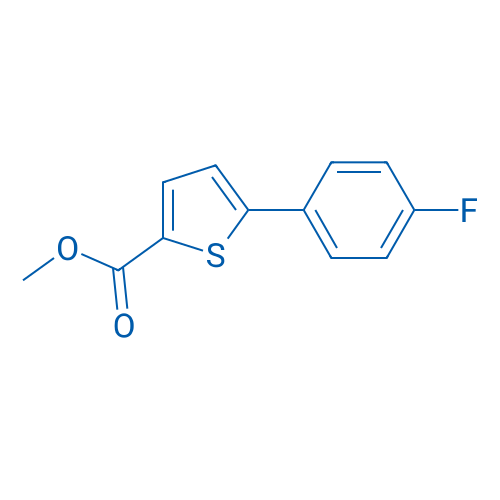 Methyl 5-(4-fluorophenyl)thiophene-2-carboxylate 1g