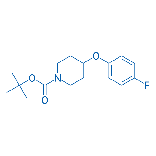 tert-Butyl 4-(4-fluorophenoxy)piperidine-1-carboxylate 250mg