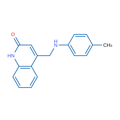 4-((p-Tolylamino)methyl)quinolin-2(1H)-one 5g