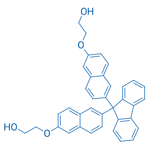 2,2'-(((9H-Fluorene-9,9-diyl)bis(naphthalene-6,2-diyl))bis(oxy))diethanol 25g
