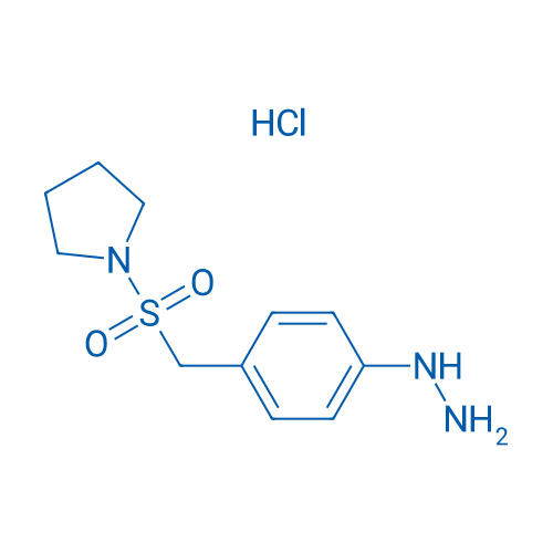 1-((4-Hydrazinylbenzyl)sulfonyl)pyrrolidine hydrochloride 1g