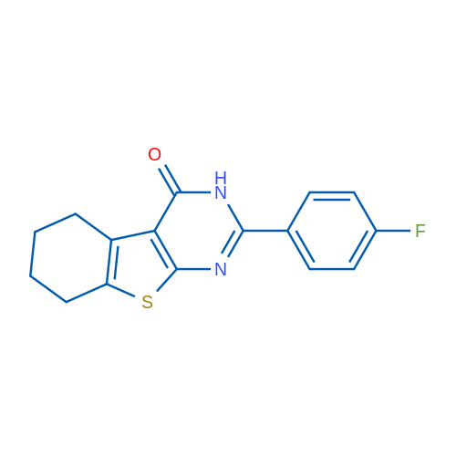 2-(4-Fluorophenyl)-5,6,7,8-tetrahydrobenzo[4,5]thieno[2,3-d]pyrimidin-4(3H)-one 1g