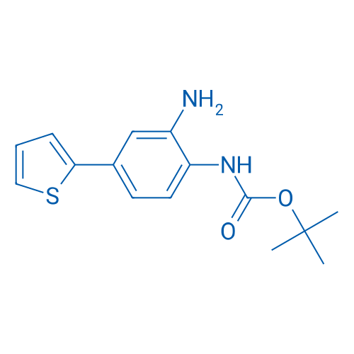 tert-Butyl (2-amino-4-(thiophen-2-yl)phenyl)carbamate 100mg