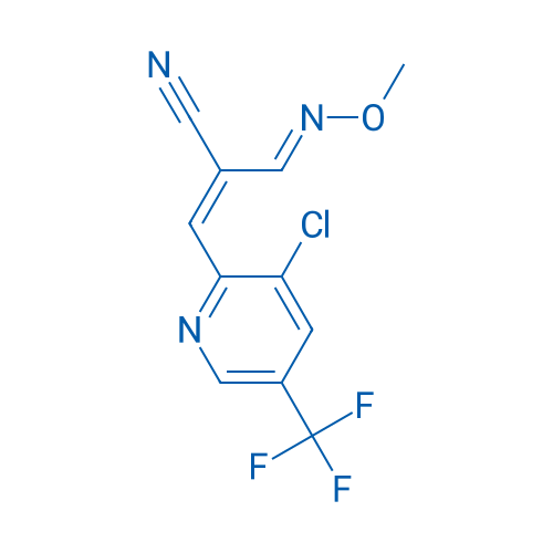 (2E)-3-[3-Chloro-5-(trifluoromethyl)pyridin-2-yl]-2-[(1E)-(methoxyimino)methyl]prop-2-enenitrile 1g