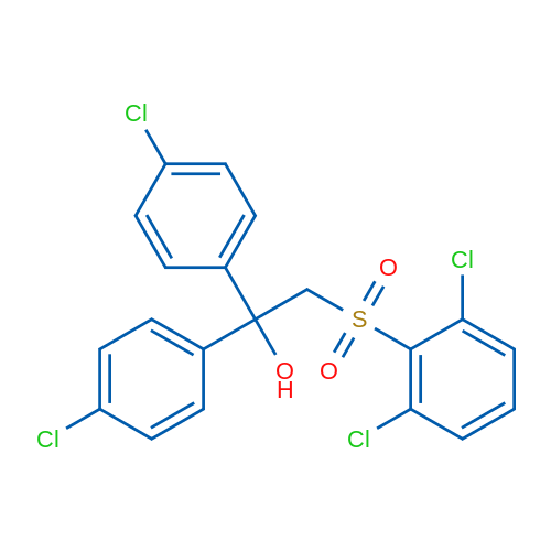 1,1-Bis(4-chlorophenyl)-2-(2,6-dichlorobenzenesulfonyl)ethan-1-ol 1g