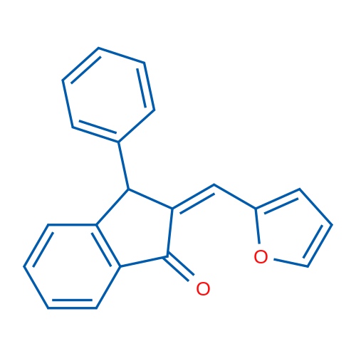 (2Z)-2-[(Furan-2-yl)methylidene]-3-phenyl-2,3-dihydro-1H-inden-1-one 1g