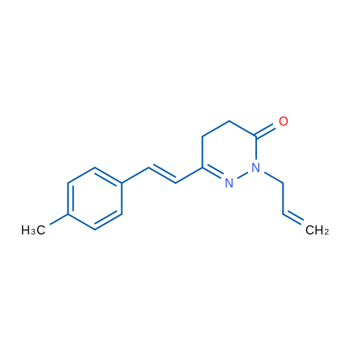 6-[(E)-2-(4-Methylphenyl)ethenyl]-2-(prop-2-en-1-yl)-2,3,4,5-tetrahydropyridazin-3-one 1g