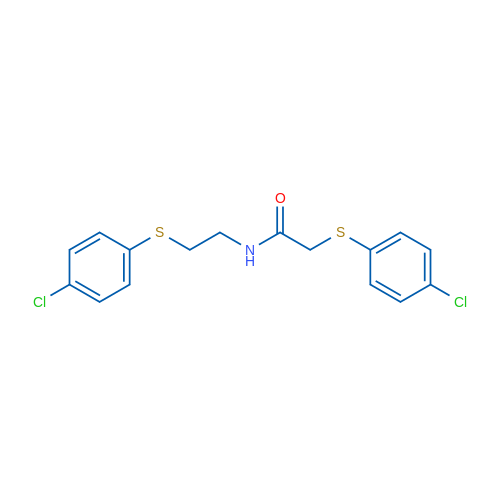 2-[(4-Chlorophenyl)sulfanyl]-N-{2-[(4-chlorophenyl)sulfanyl]ethyl}acetamide 1g