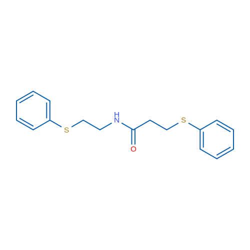 3-(Phenylsulfanyl)-N-[2-(phenylsulfanyl)ethyl]propanamide 1g