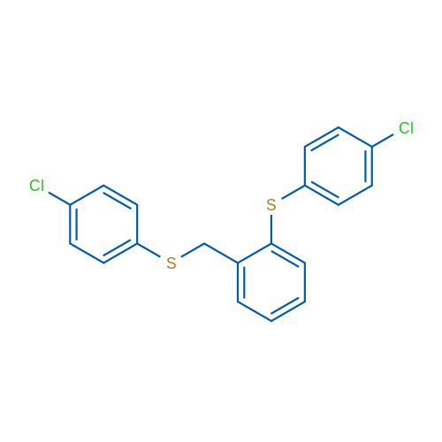 1-[(4-Chlorophenyl)sulfanyl]-2-{[(4-chlorophenyl)sulfanyl]methyl}benzene 1g