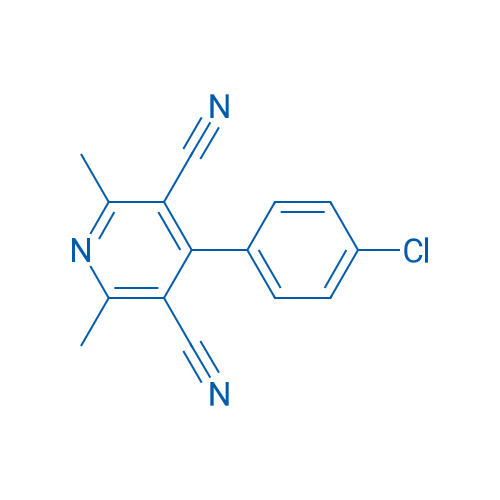 4-(4-Chlorophenyl)-2,6-dimethylpyridine-3,5-dicarbonitrile 1g