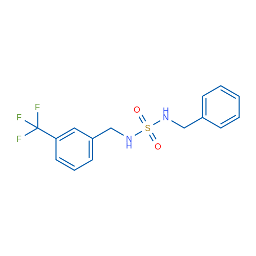 (Benzylsulfamoyl)({[3-(trifluoromethyl)phenyl]methyl})amine 1g