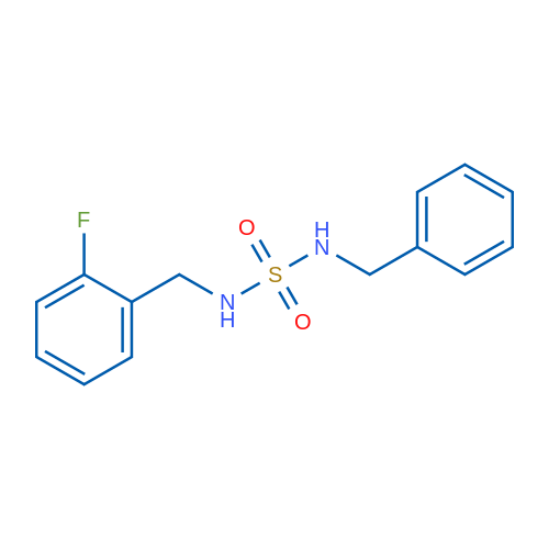 (Benzylsulfamoyl)[(2-fluorophenyl)methyl]amine 1g