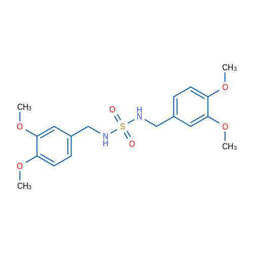[(3,4-Dimethoxyphenyl)methyl]({[(3,4-dimethoxyphenyl)methyl]sulfamoyl})amine 1g