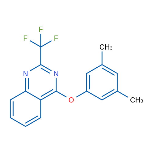 4-(3,5-Dimethylphenoxy)-2-(trifluoromethyl)quinazoline 1g