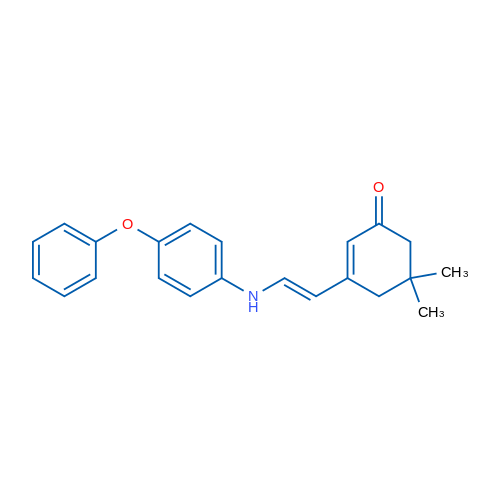 5,5-Dimethyl-3-[(E)-2-[(4-phenoxyphenyl)amino]ethenyl]cyclohex-2-en-1-one 1g