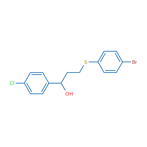 3-[(4-Bromophenyl)sulfanyl]-1-(4-chlorophenyl)propan-1-ol 1g