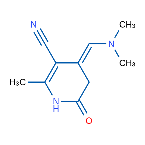 (4E)-4-[(Dimethylamino)methylidene]-2-methyl-6-oxo-1,4,5,6-tetrahydropyridine-3-carbonitrile 1g