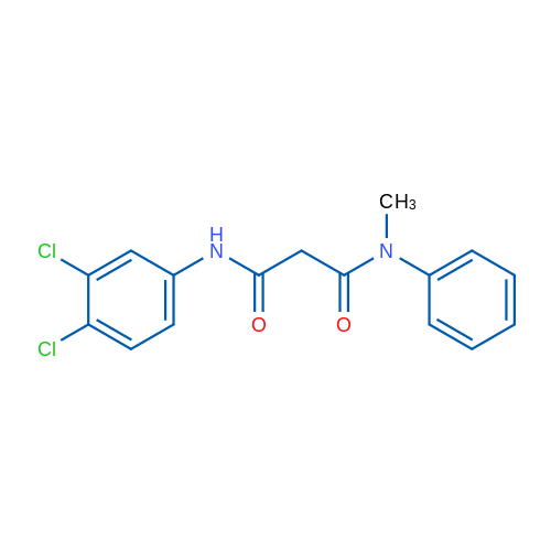 N-(3,4-Dichlorophenyl)-N'-methyl-N'-phenylpropanediamide 1g