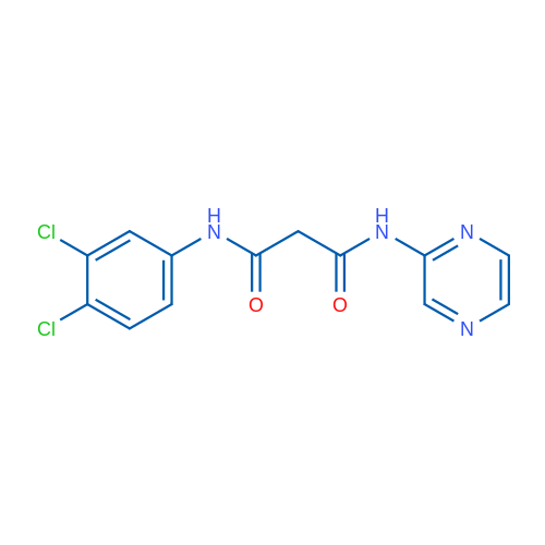 N-(3,4-Dichlorophenyl)-N'-(pyrazin-2-yl)propanediamide 1g