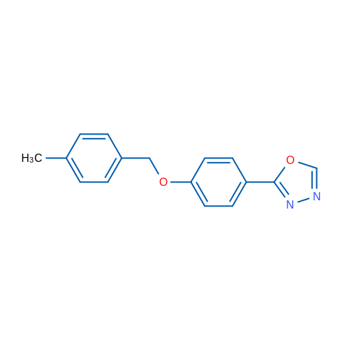 2-{4-[(4-methylphenyl)methoxy]phenyl}-1,3,4-oxadiazole 1g