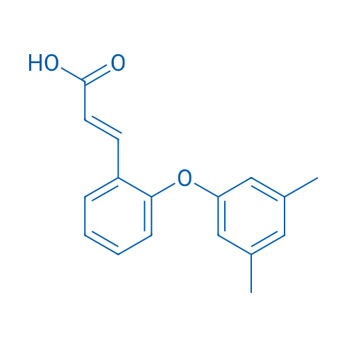 3-[2-(3,5-Dimethylphenoxy)phenyl]acrylic acid 1g
