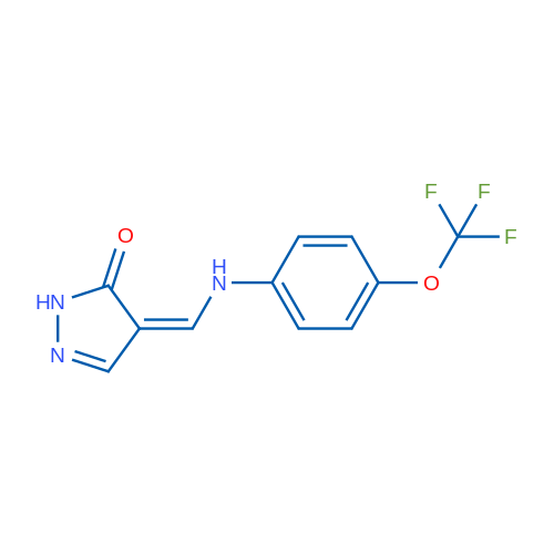 4-({[4-(trifluoromethoxy)phenyl]amino}methylidene)-4,5-dihydro-1H-pyrazol-5-one 1g
