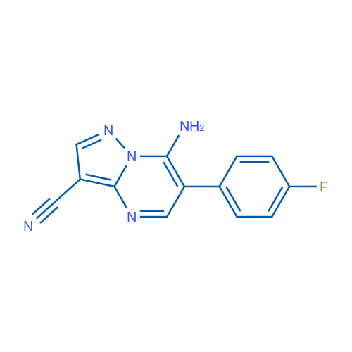 7-Amino-6-(4-fluorophenyl)pyrazolo[1,5-a]pyrimidine-3-carbonitrile 1g