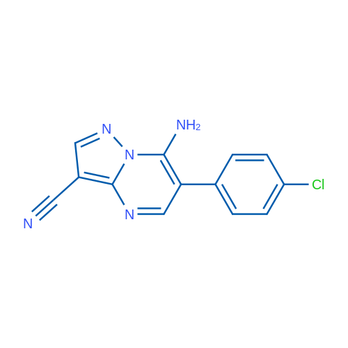 7-Amino-6-(4-chlorophenyl)pyrazolo[1,5-a]pyrimidine-3-carbonitrile 1g