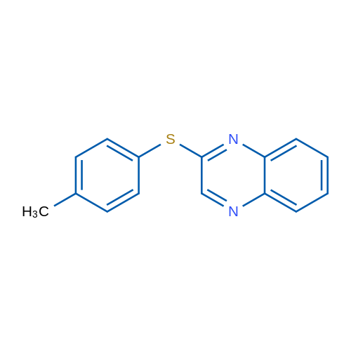 2-[(4-Methylphenyl)sulfanyl]quinoxaline 1g