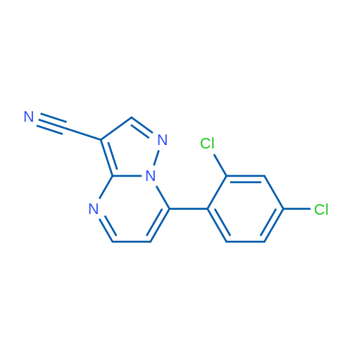 7-(2,4-Dichlorophenyl)pyrazolo[1,5-a]pyrimidine-3-carbonitrile 1g
