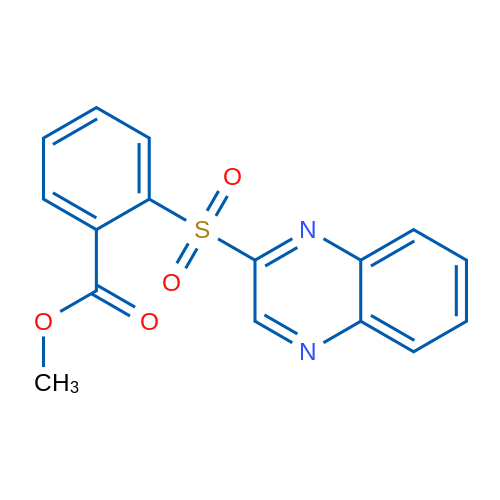 Methyl 2-(quinoxaline-2-sulfonyl)benzoate 1g