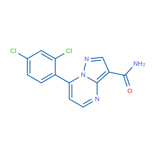 7-(2,4-Dichlorophenyl)pyrazolo[1,5-a]pyrimidine-3-carboxamide 1g
