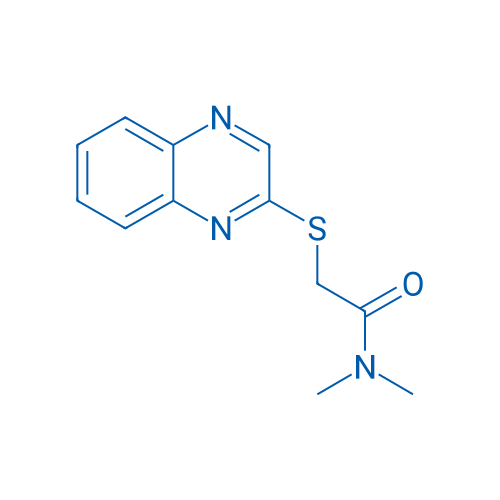 N,N-Dimethyl-2-(quinoxalin-2-ylsulfanyl)acetamide 1g