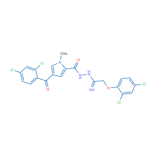 4-(2,4-Dichlorobenzoyl)-N'-[2-(2,4-dichlorophenoxy)ethanimidoyl]-1-methyl-1H-pyrrole-2-carbohydrazide 1g