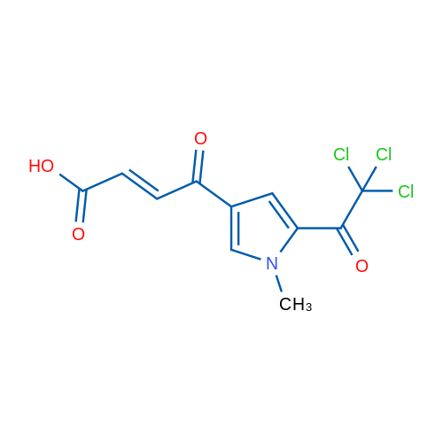 (2E)-4-[1-Methyl-5-(2,2,2-trichloroacetyl)-1H-pyrrol-3-yl]-4-oxobut-2-enoic acid 1g