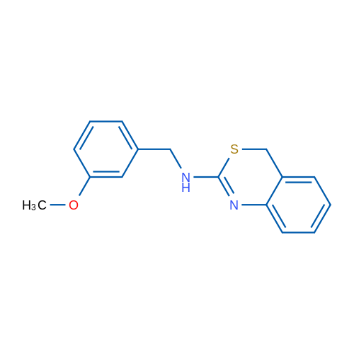 N-[(3-Methoxyphenyl)methyl]-4H-3,1-benzothiazin-2-amine 1g