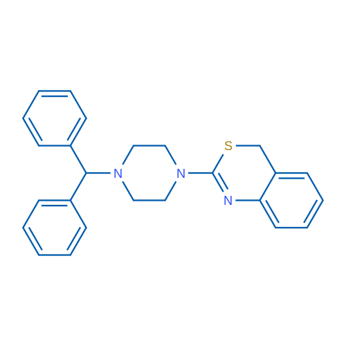 2-[4-(Diphenylmethyl)piperazin-1-yl]-4H-3,1-benzothiazine 1g